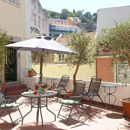 리스본 Costa Do Castelo Terrace, Em Rua Dos Lagares 8 아파트 객실 사진