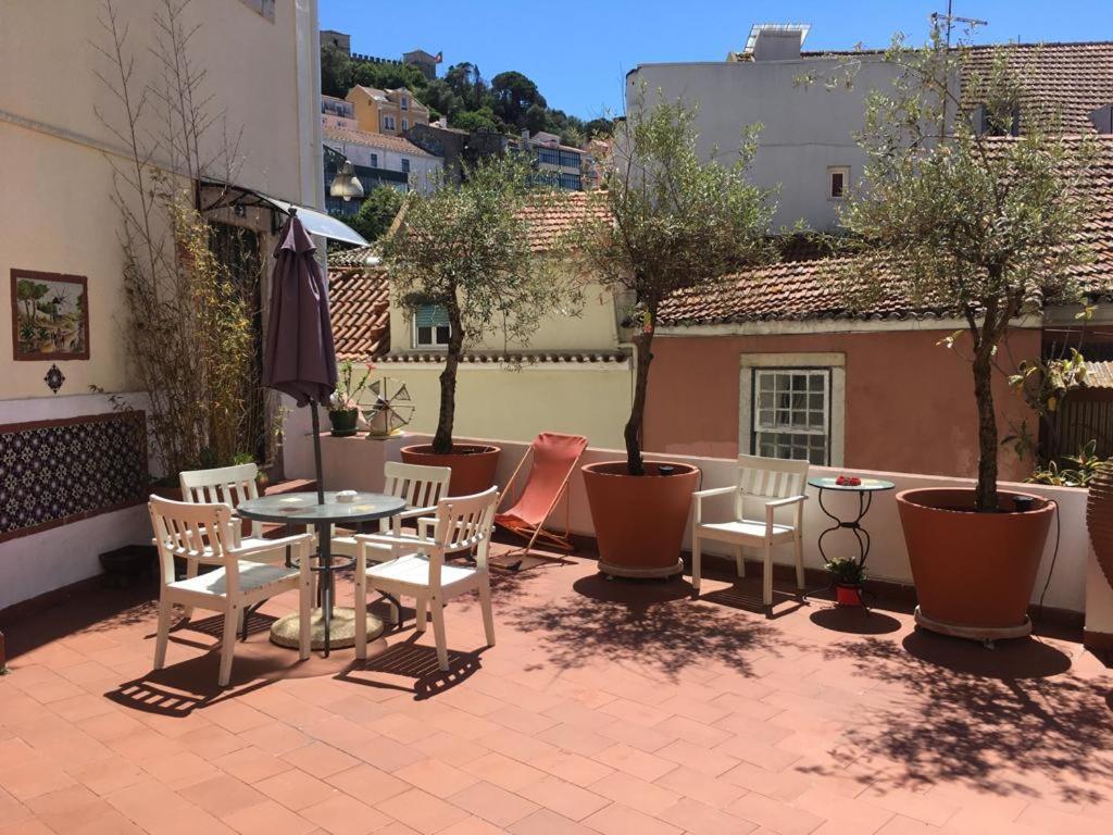 리스본 Costa Do Castelo Terrace, Em Rua Dos Lagares 8 아파트 외부 사진