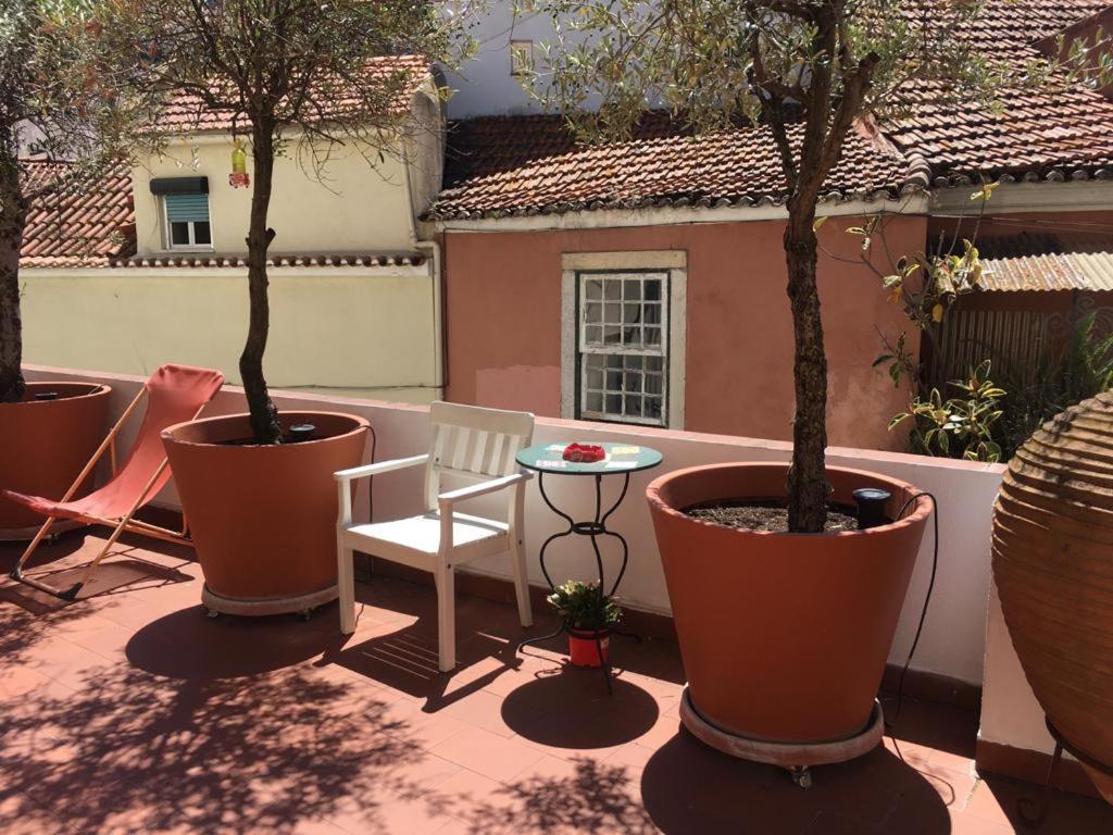 리스본 Costa Do Castelo Terrace, Em Rua Dos Lagares 8 아파트 외부 사진