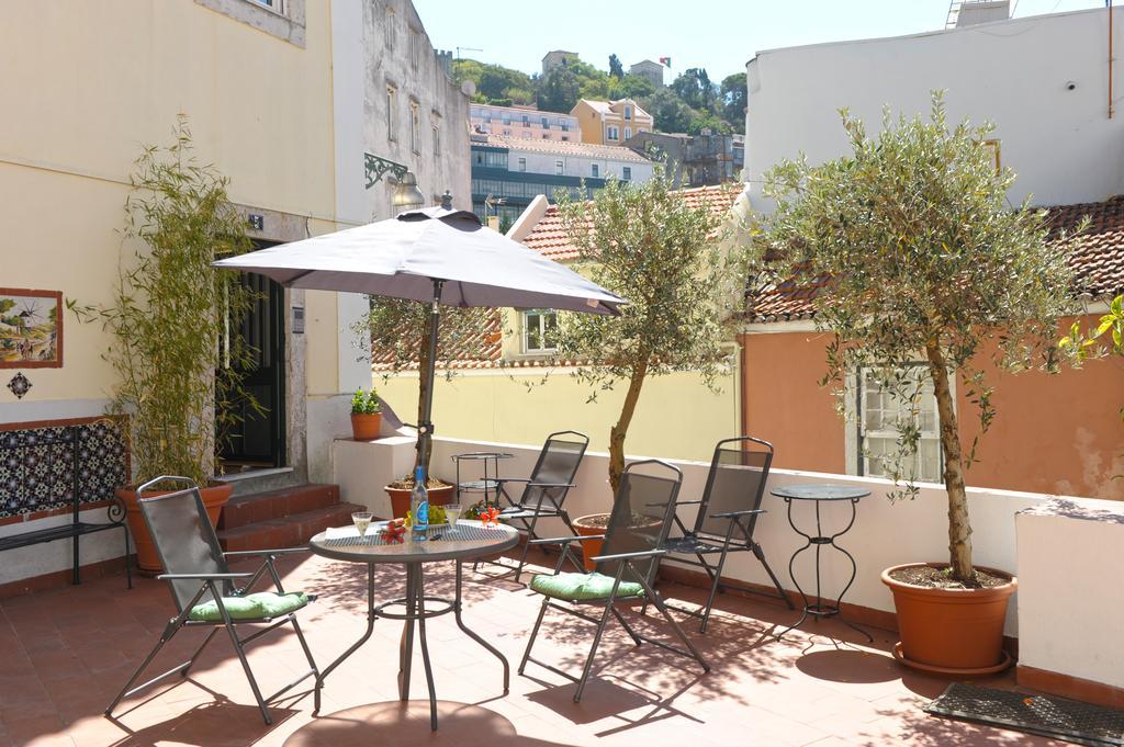리스본 Costa Do Castelo Terrace, Em Rua Dos Lagares 8 아파트 객실 사진
